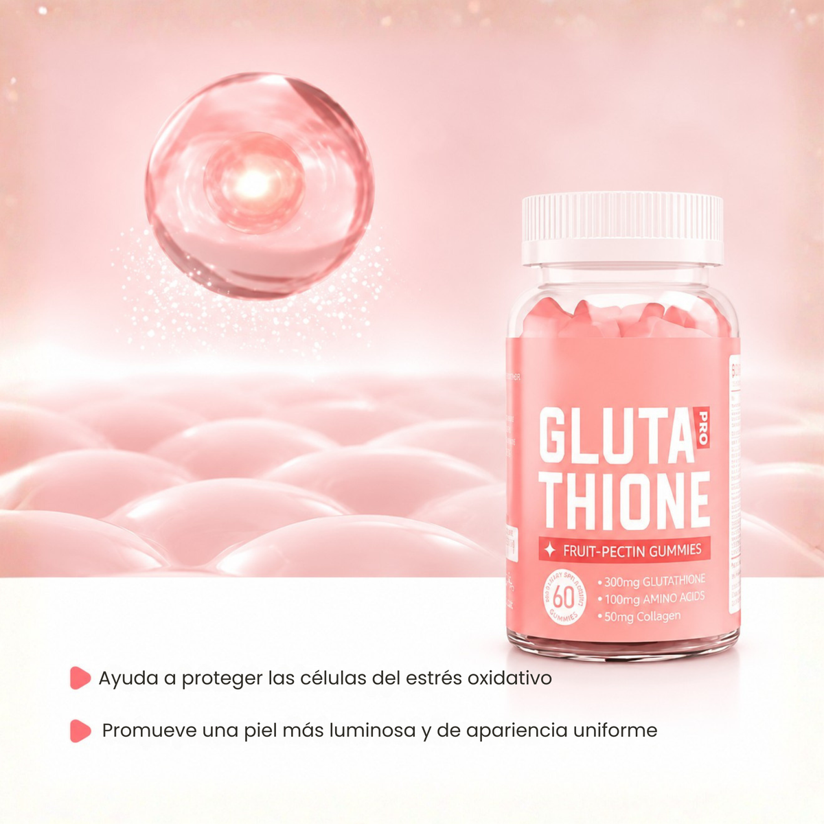 Gomitas de glutatión